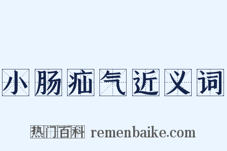 小肠疝气近义词是什么意思的图片